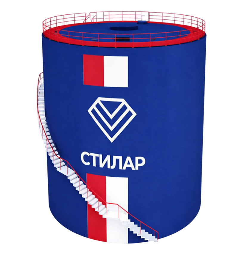 Цельносварной резервуар РВС для аварийного запаса воды 100 м³ от завода-производителя